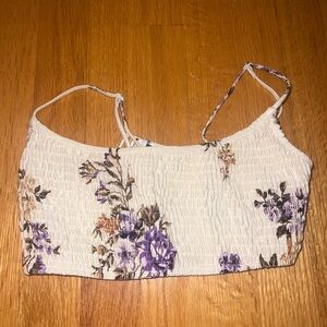 TRIANGL WHITE FLORAL TOP